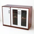 Tủ hồ sơ thấp 100x40x75cm gỗ cao su THS68086
