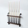 Giá để cơ bi-a ống nước gỗ tràm GDBD002