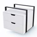 Tủ treo bàn 2 ngăn 40x30x37cm gỗ cao su TCN68073