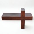 Bàn thờ hình thánh giá gỗ cao su BTHG001