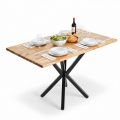 Bàn ăn chữ nhật 120x70cm gỗ tràm BA68263