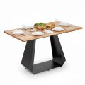 Bàn ăn chữ nhật 120x70cm gỗ tràm BA68267