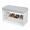 Ghế ngồi thay giày bọc nệm 70x35x45cm gỗ cao su KG68097