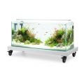 Kệ để hồ thủy sinh di động 80x40cm gỗ cao su KTB68231