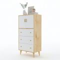 Tủ để đồ phòng ngủ 60x45x120cm gỗ cao su TQA68072