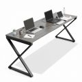 Bàn cụm 2 người 200x60cm gỗ cao su hệ XConcept HBXC054