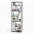 Kệ trang trí 60x30x180cm gỗ cao su KTT68045