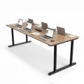 Bàn họp có hộp điện 220x90cm gỗ plywood hệ TIO HBTO044