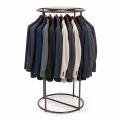 Giá treo áo vest vòng tròn gỗ cao su khung sắt GQA68040