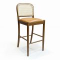 Ghế bar Sienna bọc da Si gỗ Ash GBSK033