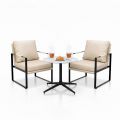 Combo bàn sofa tròn và 2 ghế sofa khung sắt CBSF68066