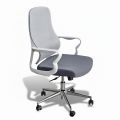 Ghế xoay văn phòng lưng lưới nệm bọc vải GAK824