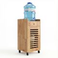 Tủ để bình nước di động 40x40x85cm gỗ cao su TDBN001
