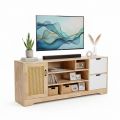 Kệ tủ TV 170x40x81cm gỗ cao su KTV68130