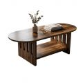 Bàn sofa Oval 120x50cm gỗ tràm TT68368
