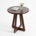Bàn bên sofa tròn 50cm gỗ tràm SST053
