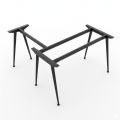 Chân bàn góc L cho bàn 120x130cm hệ CONE HCCO034