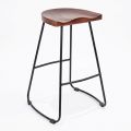 Ghế bar mặt gỗ chân sắt GBSK036