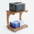 Kệ máy in di động 70x50x70cm gỗ tràm KMI68009