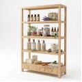 Kệ mỹ phẩm thiên nhiên 110x38x165cm gỗ thông KTB68268