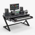 Bàn StudioDesk có hộp điện 140x82cm gỗ cao su SD68037