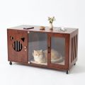 Chuồng mèo di động 4CAT 120x60x65cm gỗ cao su TT68370