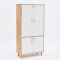 Tủ lưu trữ 80x35x157cm gỗ cao su KTB68267