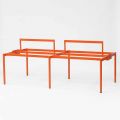 Chân sắt lắp ráp cho bàn họp 120x240cm hệ OMA II sơn tĩnh điện HCOM220