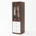 Tủ quần áo 2 cánh 60x60x200cm gỗ cao su TQA68099