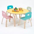 Bộ bàn ghế mầm non gỗ plywood nhiều màu KGD049