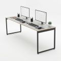 Bàn cụm 2 người 230x70cm gỗ plywood hệ Slean HBSL051
