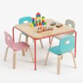 Bộ bàn ghế mầm non nhiều màu KGD050