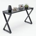 Bàn console 120x40x70cm chân chữ X gỗ cao su TT68375