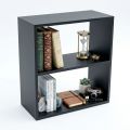 Kệ sách 2 tầng 60x28x65cm gỗ cao su KS68373