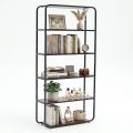 Kệ trang trí 5 tầng 90x30x180cm gỗ cao su KTT68089