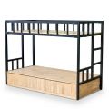Giường tầng lắp ráp 216x106x160cm gỗ cao su GT022