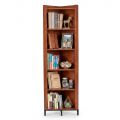 Kệ góc tường 40x40x180cm gỗ cao su KGT68062