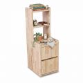 Tủ kệ đầu giường 30x40x92cm gỗ cao su TDG68079
