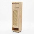 Tủ để giày 39x33x140cm gỗ cao su KG68129