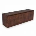 Ghế băng dài kết hợp kệ ngồi thay giày 120x35x40cm gỗ cao su KG68133