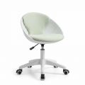 Ghế trang điểm mặt nhựa nệm vải chân xoay GTD018
