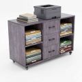 Tủ hồ sơ di động gỗ tự nhiên TCN68035