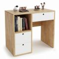 Bàn trang điểm 80x50x75cm gỗ cao su BTD68087