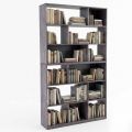 Kệ trang trí 130x30x220cm gỗ cao su KTT68092