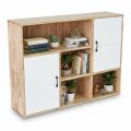 Kệ trang trí treo tường 120x30x90cm gỗ cao su KTT68095