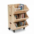 Kệ lưu trữ đồ 3 tầng 38x40x60cm gỗ cao su TCN68078