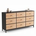 Tủ để đồ 180x40x90cm gỗ cao su chân sắt KTT68110