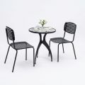 Combo bộ bàn ghế cafe ngoài trời 1 bàn và 2 ghế CBCF271