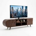 Kệ tivi phòng khách 180x35x45cm gỗ cao su KTV68146