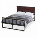 Giường ngủ lắp ráp 140x200cm gỗ tràm GN68058
